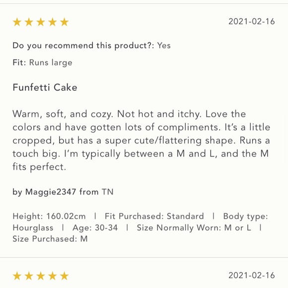 NWT Gaia Sweater Blue Motif Size S. - Picture 13 of 16